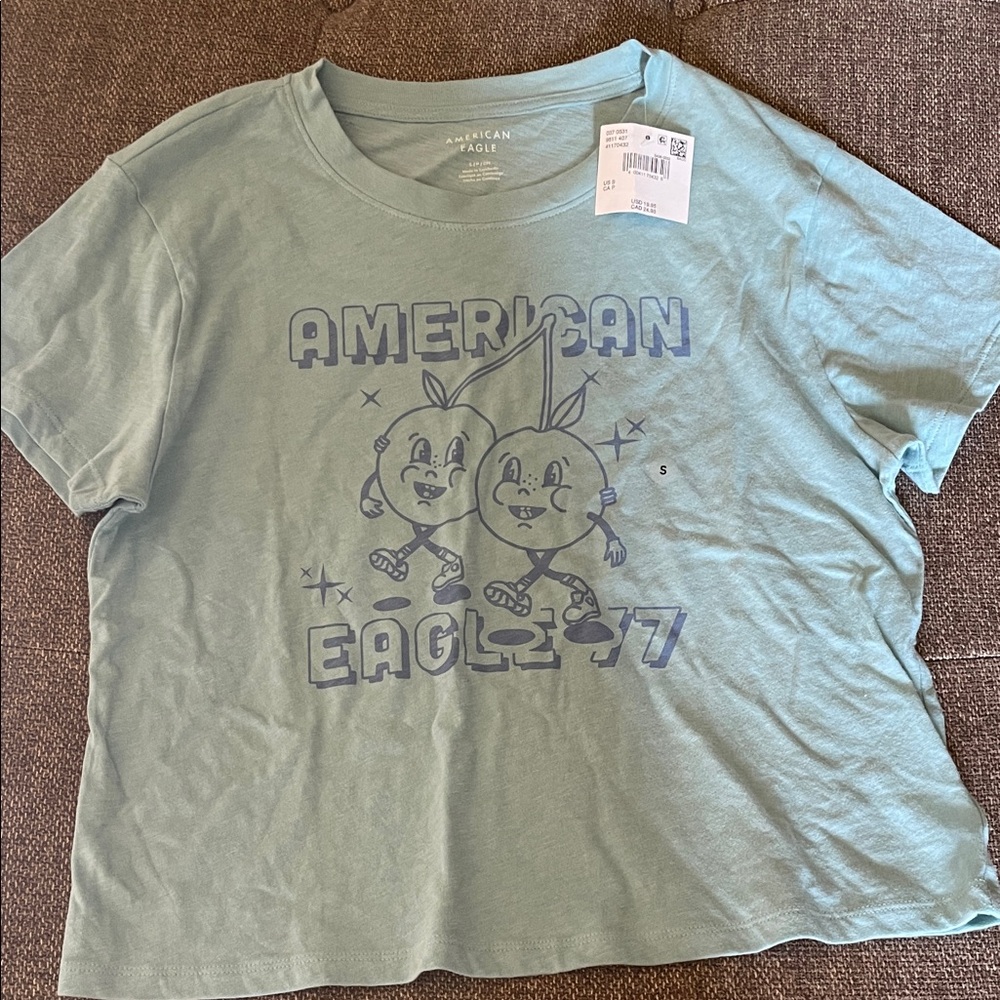 American Eagle Outfitters Tee - Light Blue